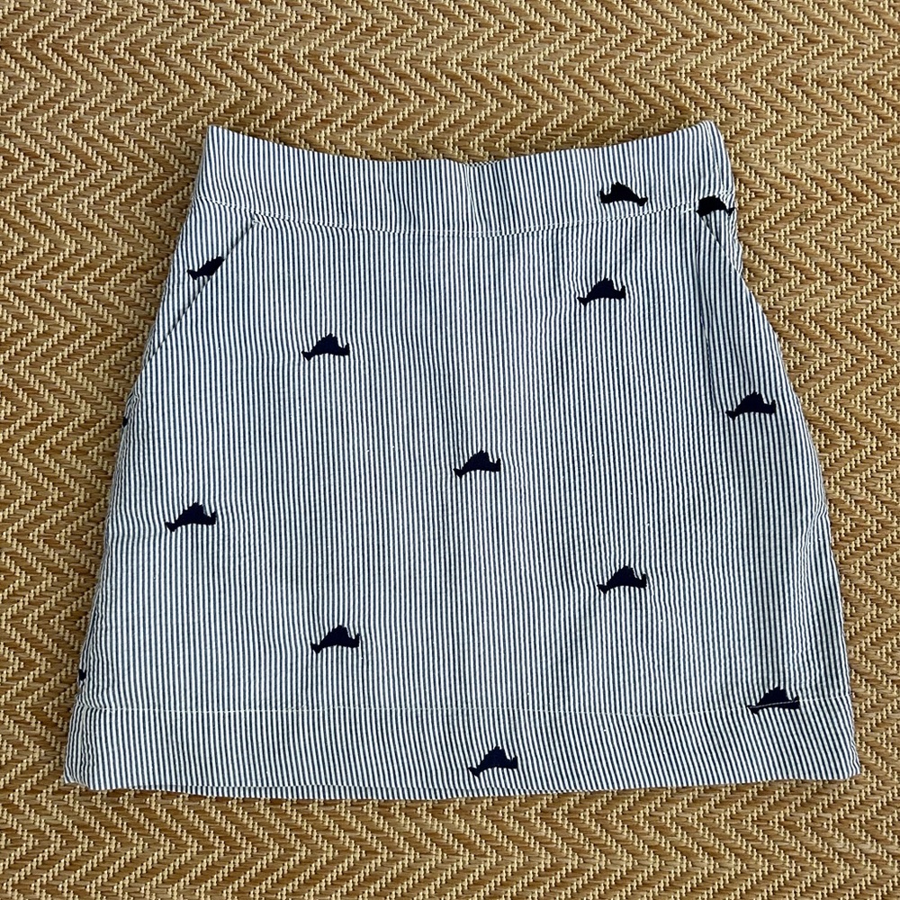 Martha’s Vineyard Seersucker Skirt